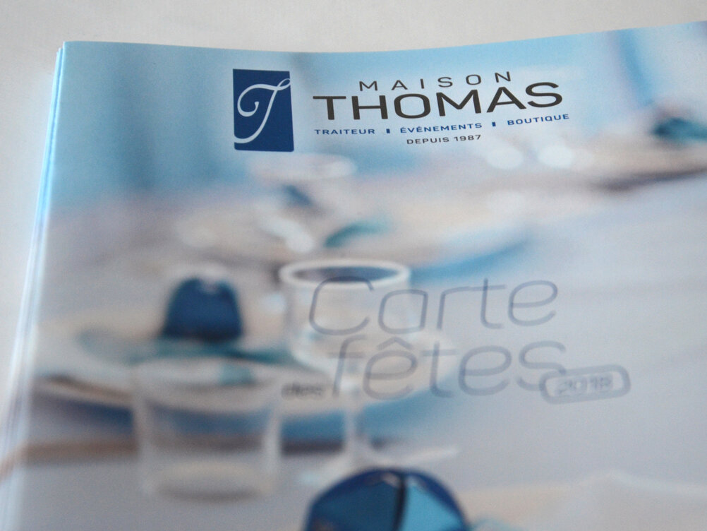 Couverture du dépliant menu Maison Thomas