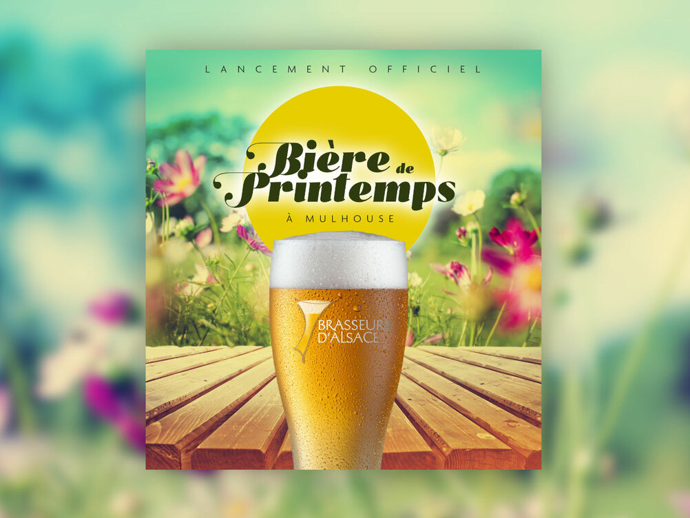 Visuel de la bière de Printemps Alsace 2019