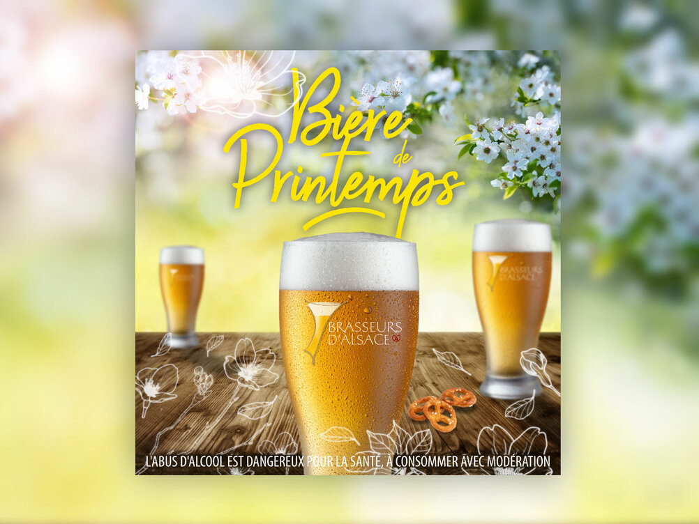 Visuel de la bière de Printemps Alsace 2021